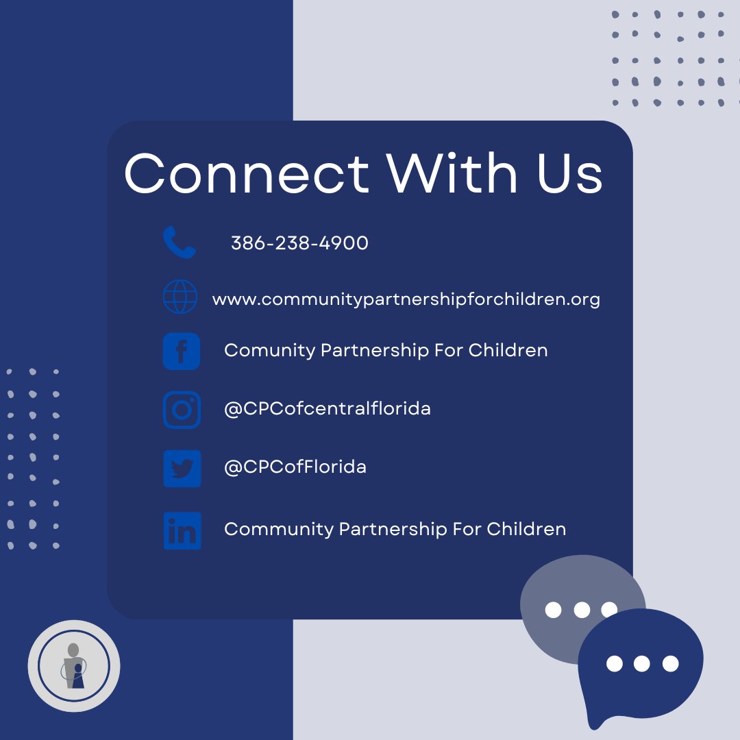 CPCofFlorida's tweet photo. Let's connect! There are lots of ways to keep up with Community Partnership for Children and find out more about how you can make a difference. #nonprofit #dogood #socialgood #makeadifference #foster #adopt #volunteer #fosterhomes #adoption #fostercare #fosteryouth #fosterparent https://t.co/YowsHG8DHY