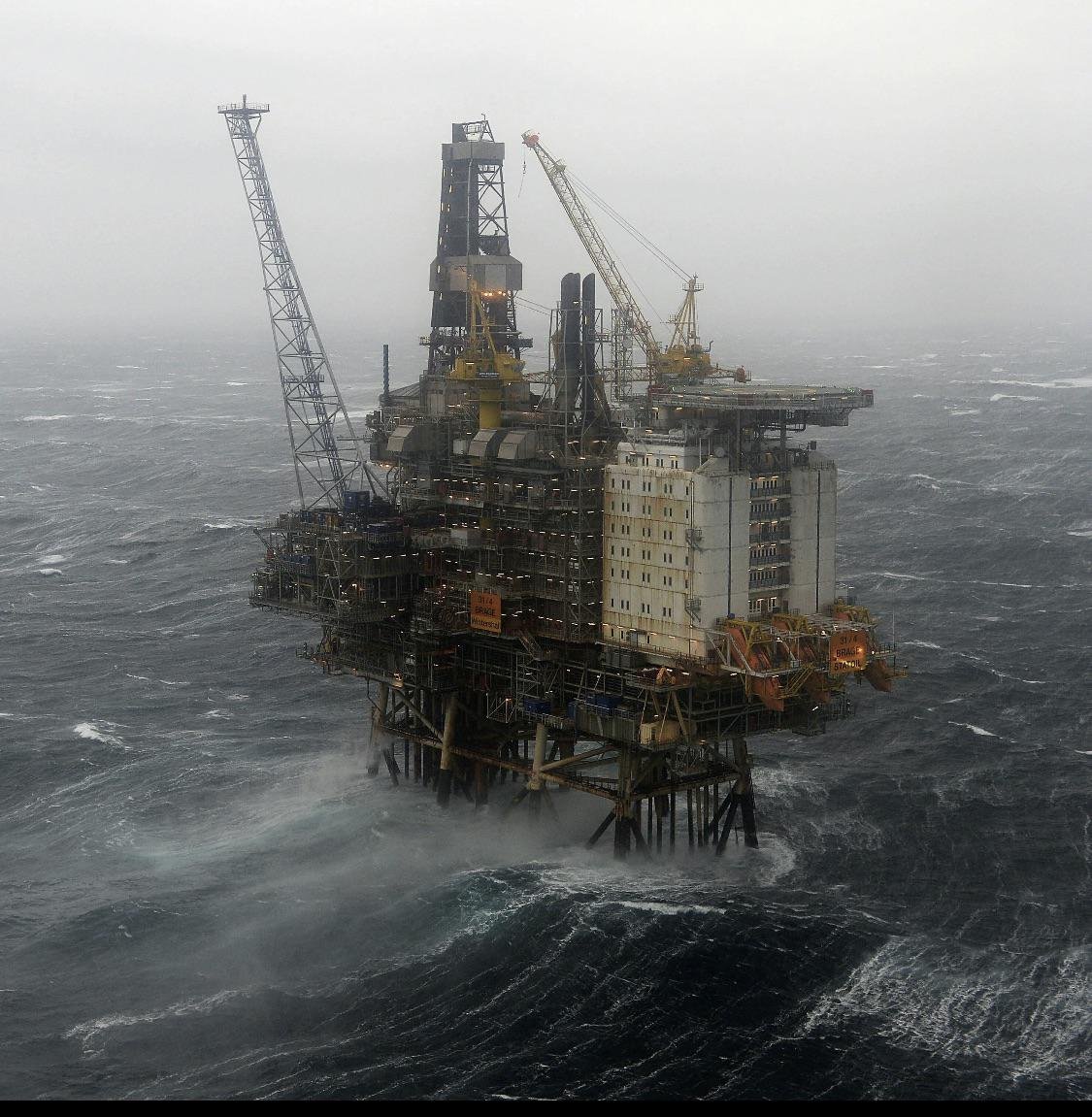 The unintentional dystopian beauty of oil rigs

1. Brage oil field,  located in the North Sea 120 km northwest of the city of Bergen