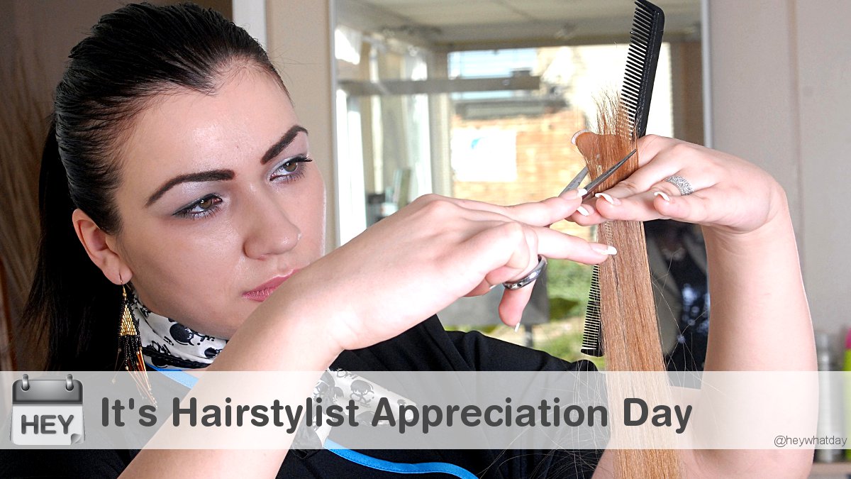 It's Hairstylist Appreciation Day! 
#HairstylistAppreciationDay #HairstyleAppreciationDay #Haircut