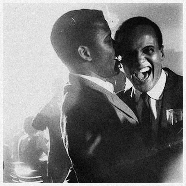occhirossineri's tweet photo. RIP Harry Belafonte, gone to chill in the hereafter with his best friend Sidney Poitier https://t.co/0fXAo3RW4G