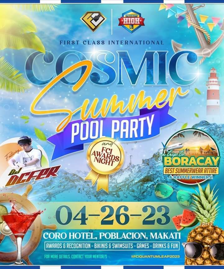 aileencapricorn's tweet photo. See you tomorrow all guys
#firstclassinternational
#projecthigh
#cosmicpoolparty2023 https://t.co/VnEXbLvzRa