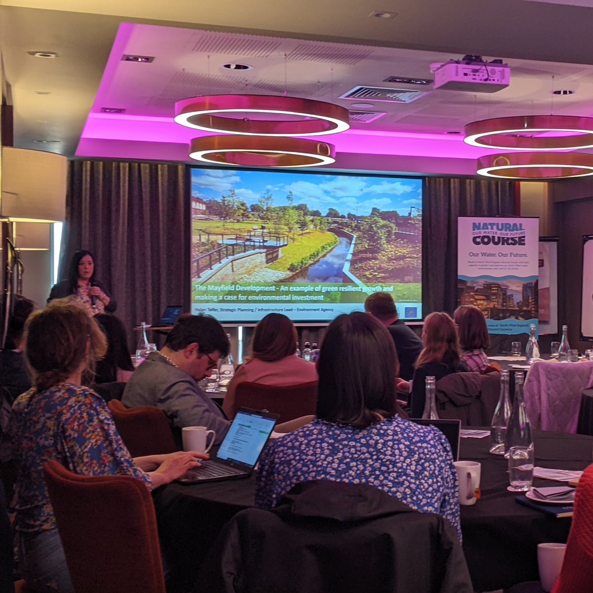 _mbeard_'s tweet photo. Looking forward to learning about the natural capital gains from creating Mayfield Park in the centre of Manchester @natural_course #naturalcourse #greenspace #naturalcapital https://t.co/mjFlvtnRD0