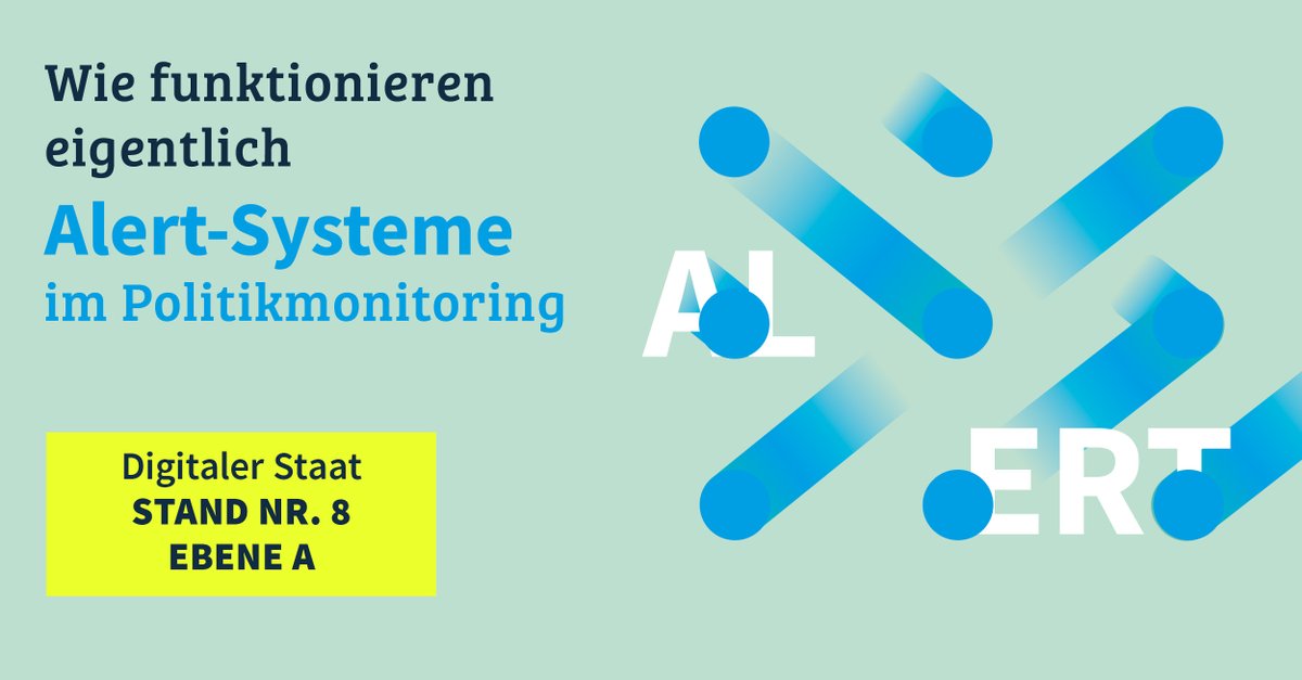 davidschoibl's tweet photo. Leichter Suchen, Genauer Finden, Schneller ans Ziel #MachineLearing und #Politikmonitoring - mehr hier: https://t.co/W2FpwFOqNr oder am @polit_x_de  Stand (Nr. 8 - Ebene A) bei #DigitalerStaat https://t.co/yMOQjftChy