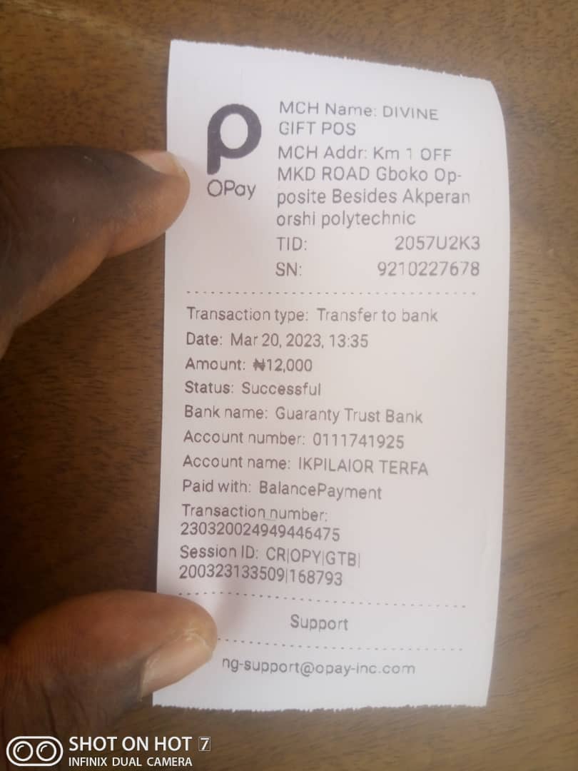 AnongoTerwase's tweet photo. @gtbank_help I sent in money to GTB since March but the beneficiary account is not credited till date kindly assist. https://t.co/HvTRWoFmK2