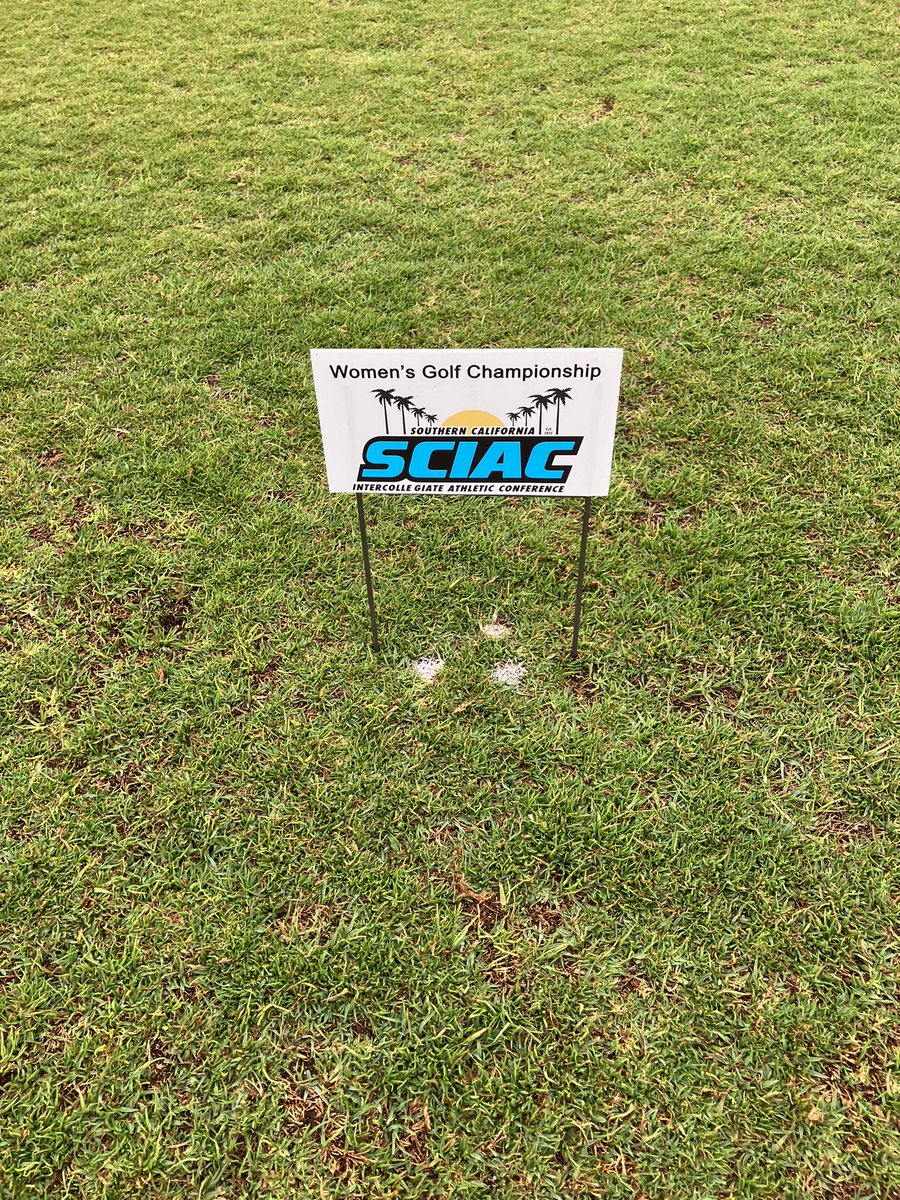 russellyt's tweet photo. Men yesterday. Ladies today. Announcing the golfers on the first tee of @theSCIAC golf championships at Olivas Links. #foreplease #theseladiesaregood https://t.co/oCDd3xk7zc