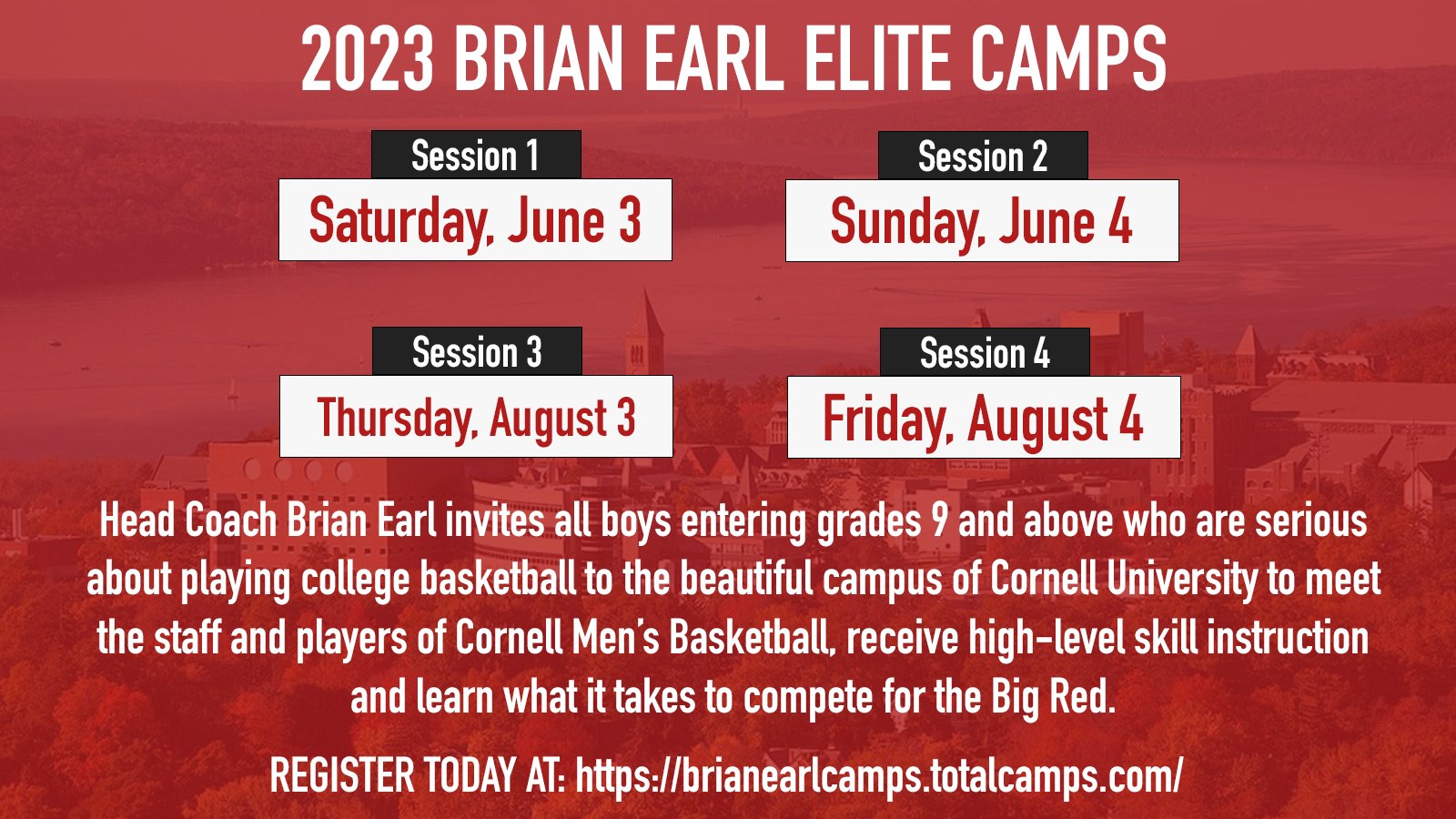 Cornell Men's Basketball on Twitter "Sign ups for our 2023 Elite Camps