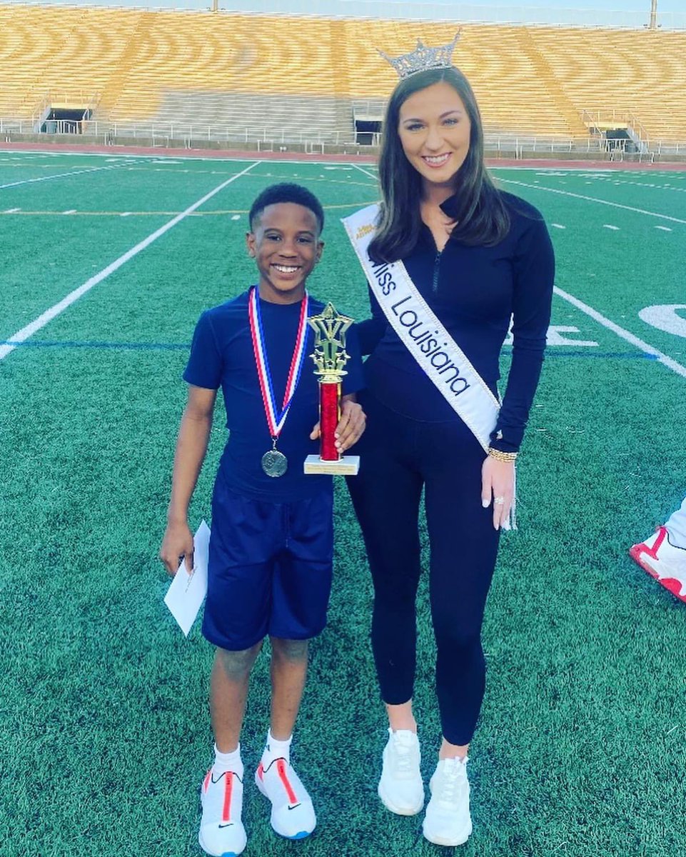 Huge congrats goes out AJ a Fairfield 4th grader! 

He won first place in the Caddo parish fitness meet and is now preparing himself to go and compete at the state level! 

Athletes were tested in the areas of speed, strength, agility, endurance, and flexibility! #wearecaddo