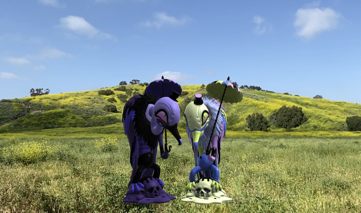 EVLVD_1's tweet image. Day 9: Touching Tall Turf on Twinning Tuesday🌾🌾🦅🦅

Obviously isnt turf but all the Ts felt necessary 😅
#0220 on both of these Vulturas 🔥
I believe this was one of my first matching mints i did as well🤘🏽🕸️💙

#WebVCollective🕸️ #vevefam #30DayVeveChallenge #CollectorsAtHeart