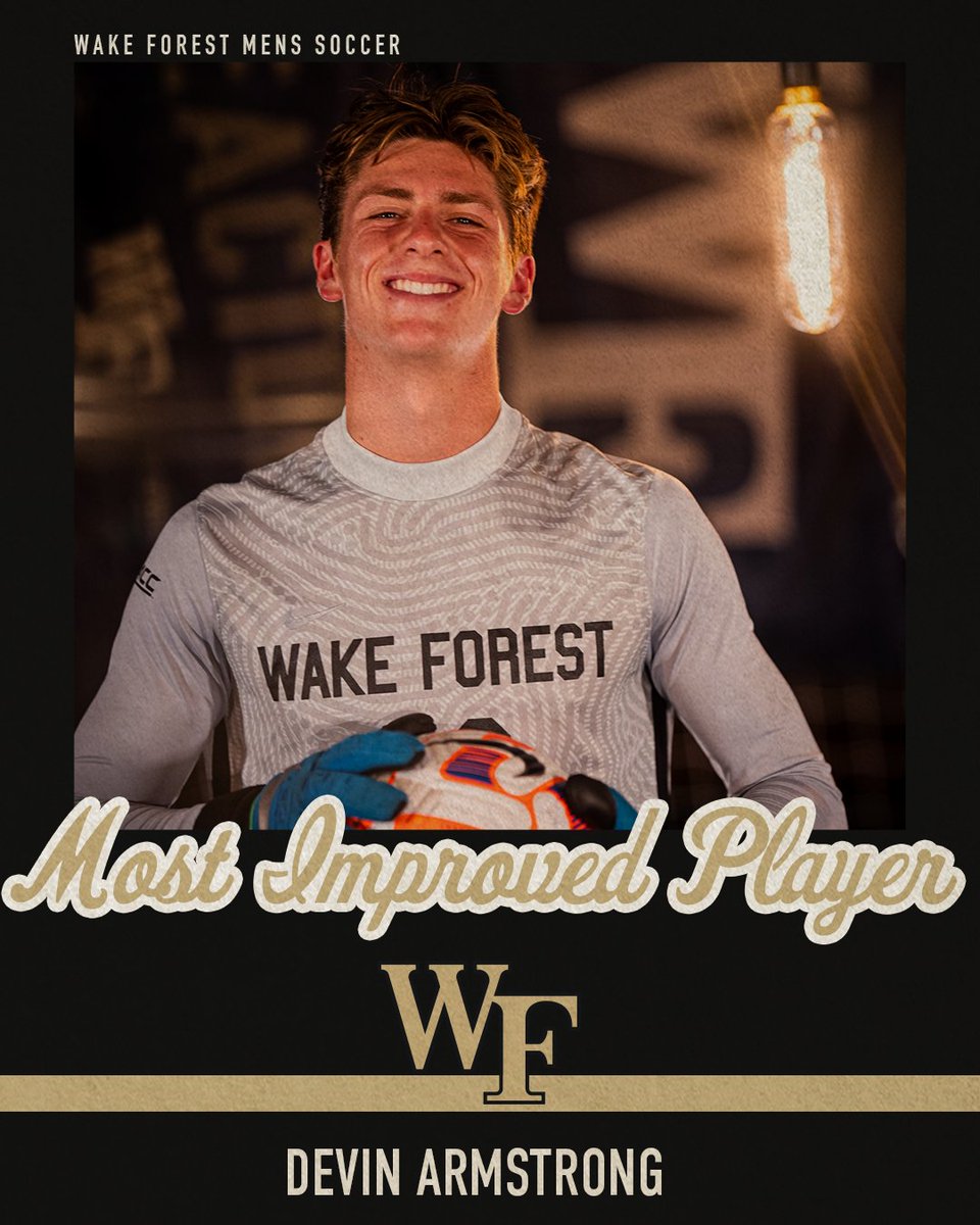 WakeMSoccer's tweet photo. Stacking up great days 📶

Congrats to Devin on being voted our Most Improved Player this season! 🎩 https://t.co/njGoYuYfvh
