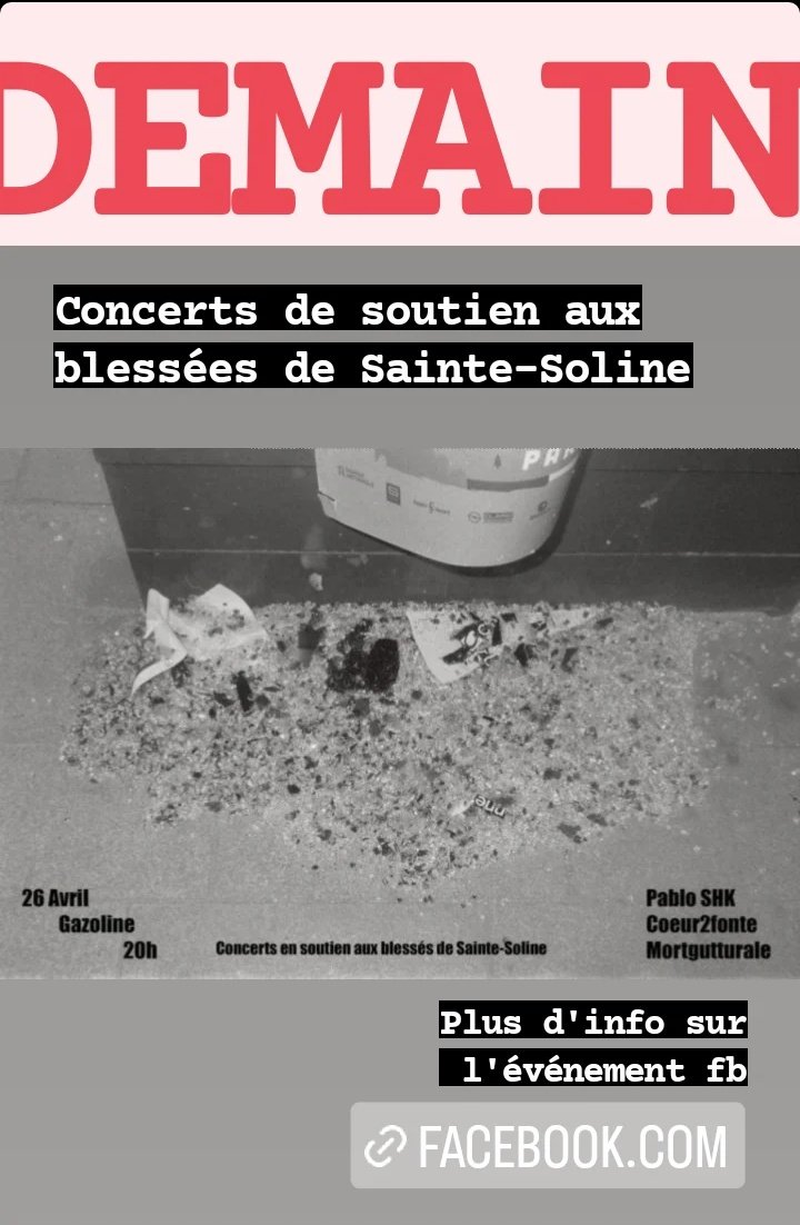 Demain concert de soutien à Rennes !

Plus d'info sur : facebook.com/events/s/conce…