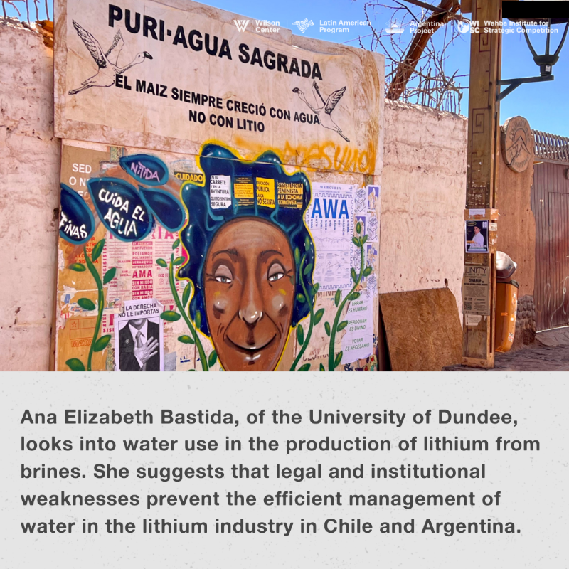 LATAMProg's tweet photo. In this new @TheWilsonCenter @LATAMProg report, @benchmarkmin’s @hjesanderson, @IUONeill’s John Graham and John Rupp, and @dundeeuni’s @AnaEBastida examine Latin America’s enormous potential to supply the lithium needed to drive the global energy transition.