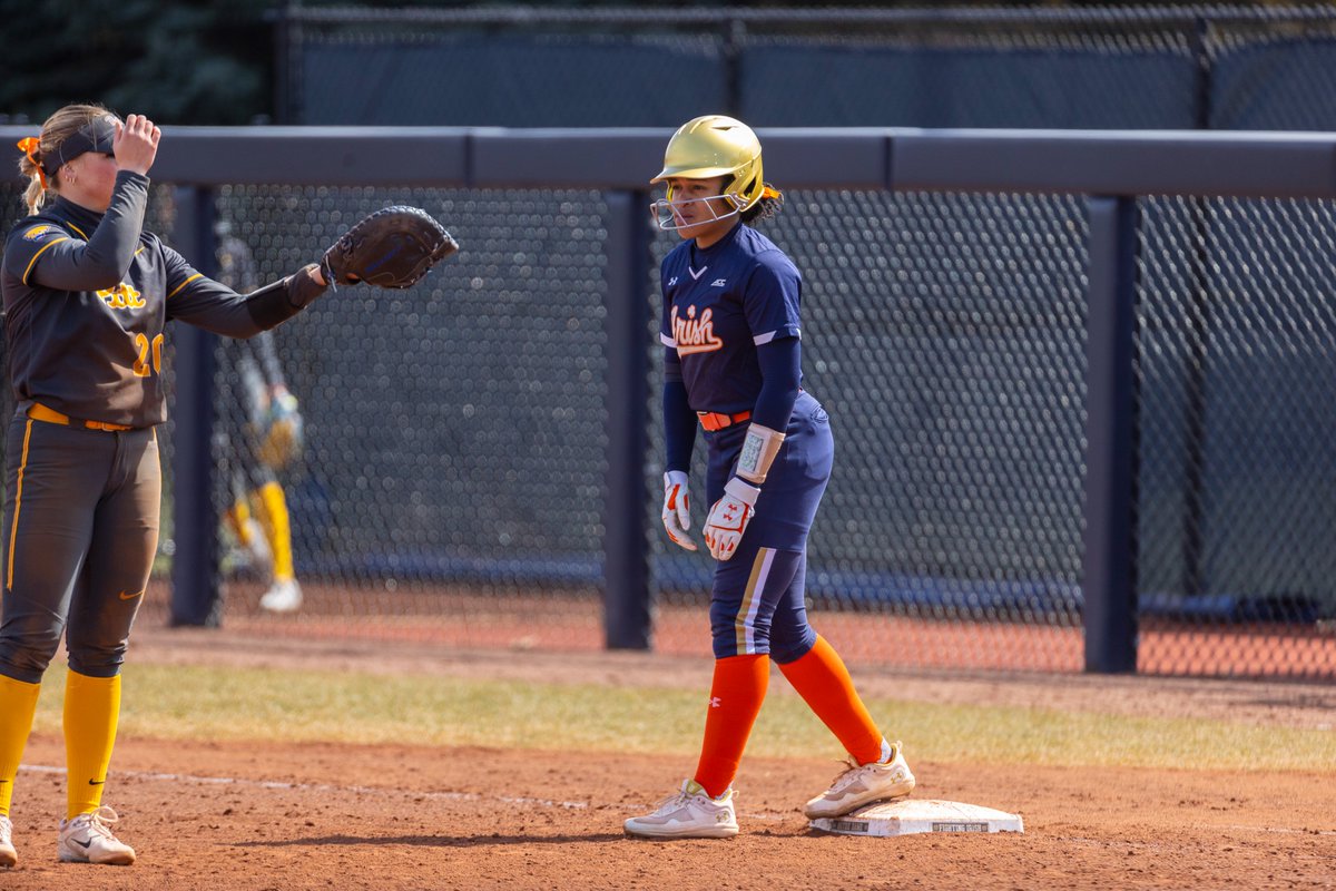 NDsoftball's tweet photo. Senior weekend coming up! Join us as we celebrate the careers of our 5 seniors and 2 grad students. Leea's been a mainstay in the outfield grass since her arrival, starting in 156 games. 

#GoIrish☘️ https://t.co/uhfeplh5V1