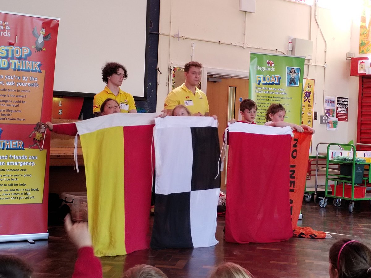 MayalsSchool's tweet photo. Thank you @rnliwatersafety @TheMumblesRNLI @RNLI for teaching us to stay safe in the sun and at the beach and especially in the water. #MayCommunity #MayHealthWB #MayPupVoice https://t.co/EYPPHPIRq5
