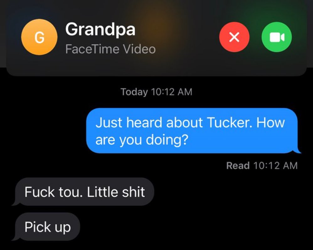 RightWingCope's tweet image. The boomers are NOT handling the Tucker news well