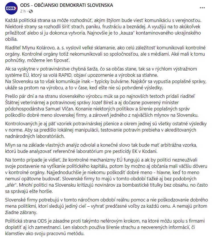 PaloMacko's tweet photo. Robme kampaň rozumne a v prospech občanov. Strach a demagógiu používajú hlavne populisti a extrémisti. https://t.co/vLFUqzQYpH