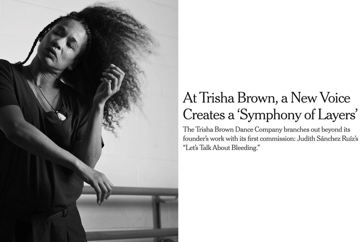 Trisha Brown Dance Company tweet media