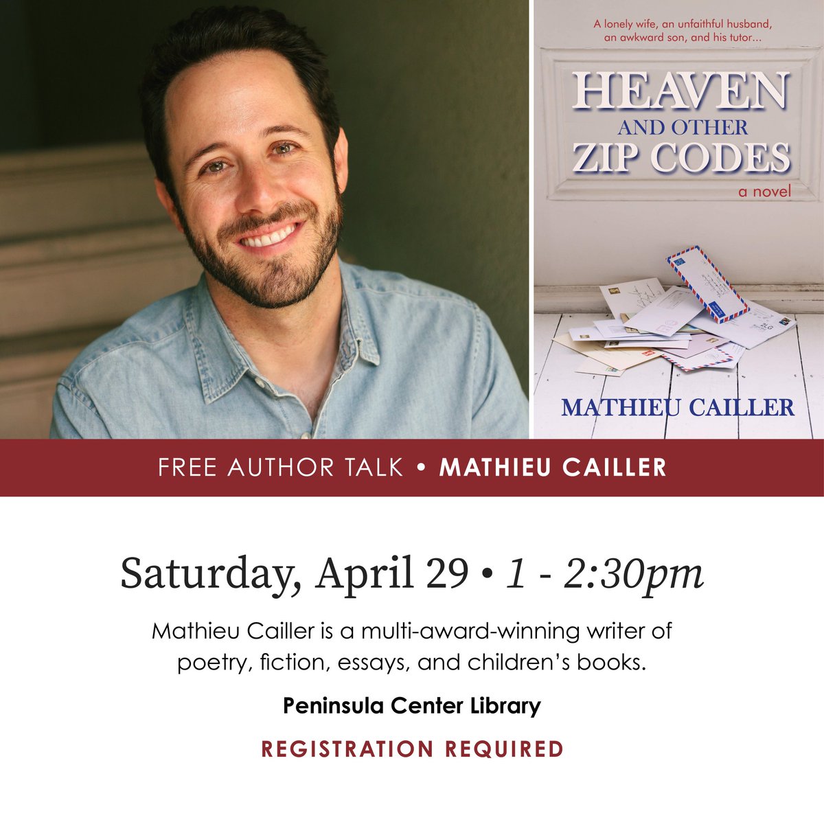 My fiction talk directed at teens is this Saturday at the PV Library (main branch, community room). I'll be signing books as well. Please register here. pvldfriends.org