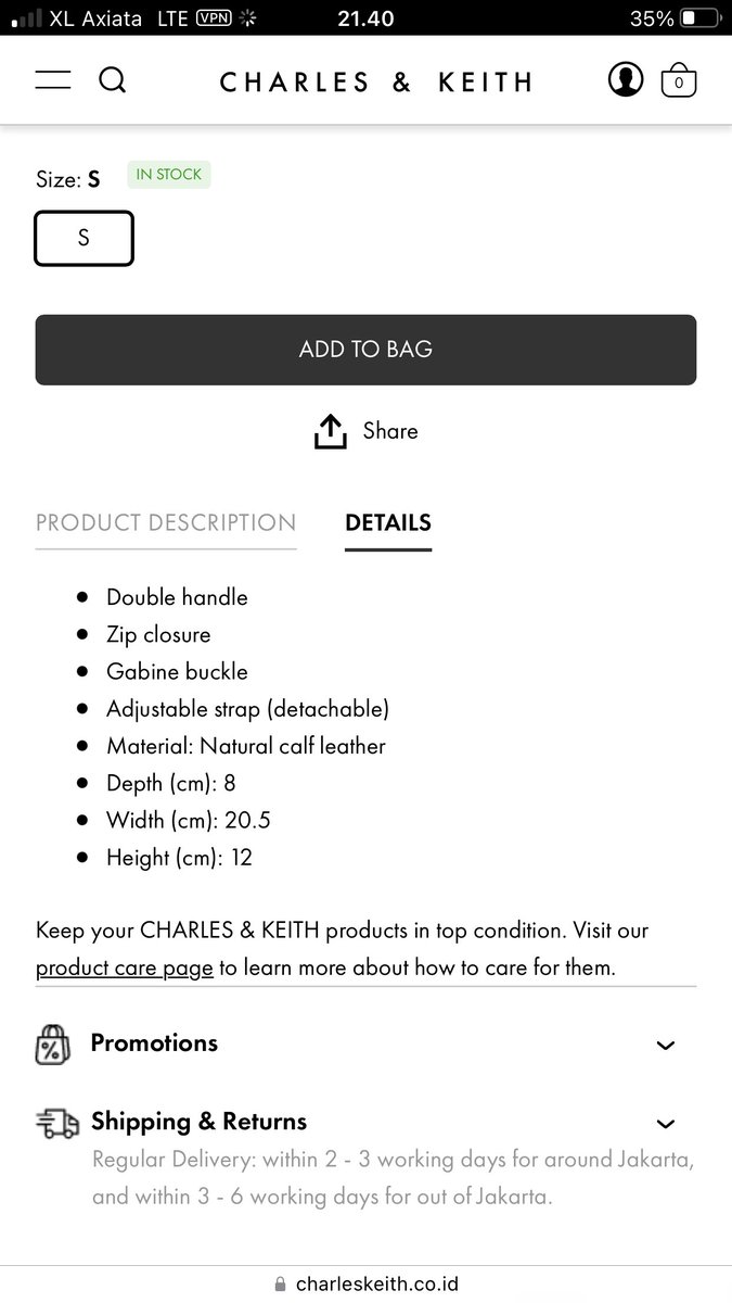 jayakabajay's tweet photo. Meski kebanyakan Charles &amp; Keith, Hush Puppies, Guess, &amp; merk lain yang se-tier itu bahannya faux leather, tapi ada juga kok yang pake real leather. Cara taunya liat label di dalam tasnya aja. Kalo ditulis materialnya polyurethane/polyester/PU leather itu artinya faux leather. https://t.co/uSM9sgdu0D