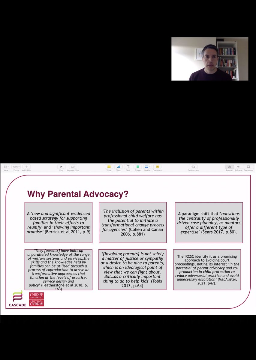 superb webinar this lunchtime about parental advocacy. Thankyou @RichardDevineSW @familygroupmeet @MG852to44 @diaz_clive and everyone else involved! parental advocacy isn’t something we do to be nice to parents — it’s critically important 👏 #socialwork #parentadvocacy