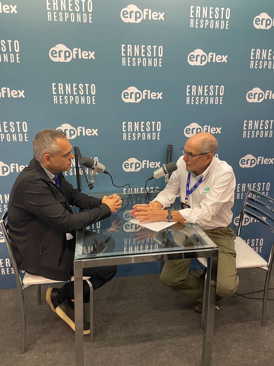 gyramais's tweet photo. Participamos do podcast “Ernesto responde”, com o fundador da ERPFlex, Ernesto Haberkorn.

Aproveitamos a oportunidade para oficializar nossa parceria com a ERPFlex, software de gestão para PMEs. 🚀

#parceria #erpsummit2023 #erpflex #empreendedorismo https://t.co/Nku3DJCbBF