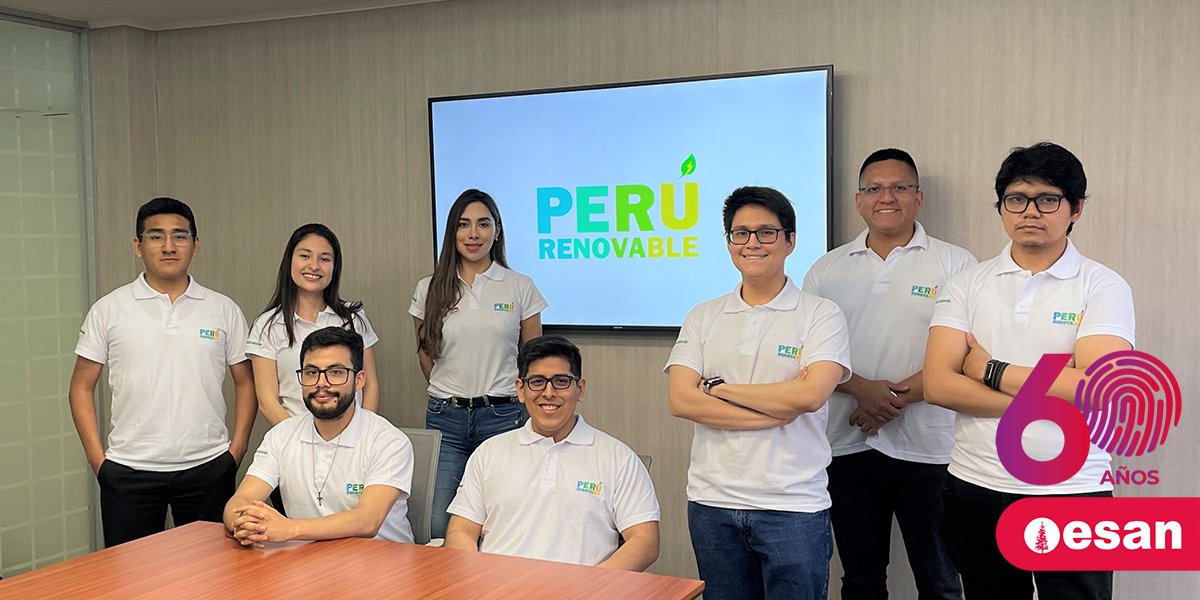 esanperu's tweet photo. Conoce Perú Renovable, una organización sin fines de lucro que busca promover el uso de energías renovables en el Perú. Esta iniciativa fue cofundada por Gabriela Sobrados, egresada de la carrera de Economía y Negocios Internacionales de la Universidad ESAN. https://t.co/Gz7Yd7xdQ2