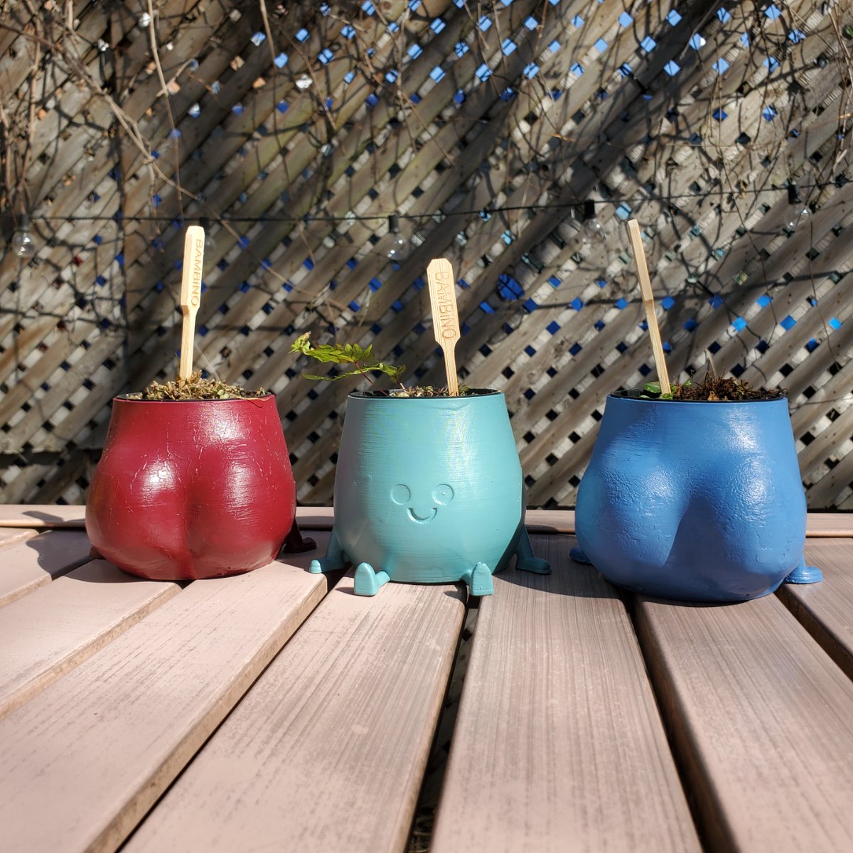 MGP3DP's tweet photo. Spot the differences... 🍑🍑🍑
***
*****
***
#3dprint #3dprinter #3dprinting #3dprinted #3dprints #3dprinters #filament #pla #prusa #thingiverse #creality #ender3 #impresion3d #anycubic #3d #plant #planter #plants #garden #spring #butt #ass #boots #funny https://t.co/HplZZ78S1t
