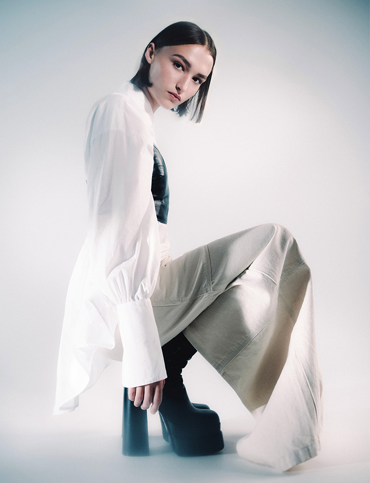 designscene's tweet photo. Discover #DSCENE latest exclusive story starring models #JoyceKim and #OliviaLaita lensed by photographers #WolfeandVon: https://t.co/CE7oOen2Or https://t.co/Vwu6koBRVD