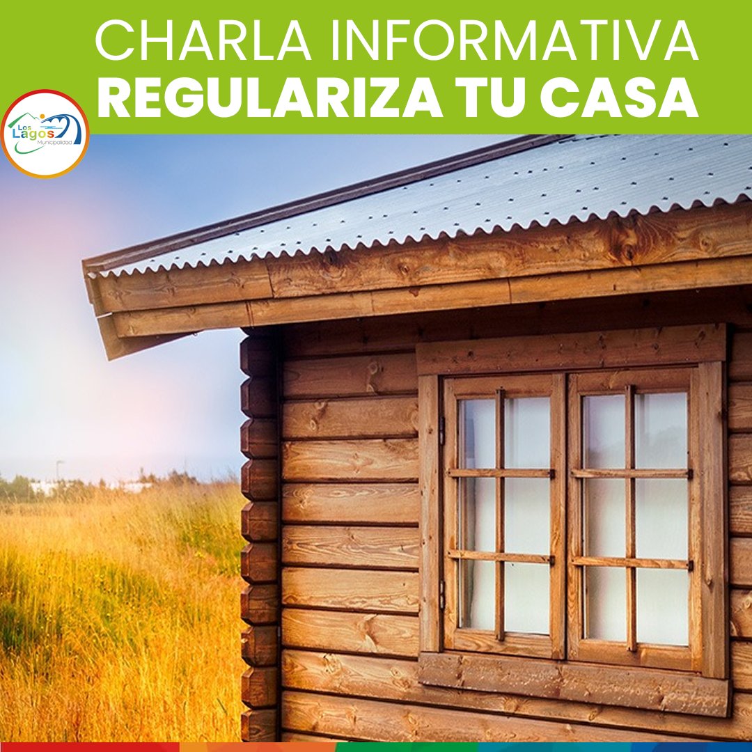 ¿Necesitas regular tu propiedad o tienes algún familiar que tenga que hacerlo? Entonces no te pierdas esta charla que, mañana 26 de abril a las 9:30am, dictará Bienes Nacionales. Estaremos resolviendo dudas y asesorando cada uno de los casos. Auditorio de Los Lagos. ¡Nos vemos!