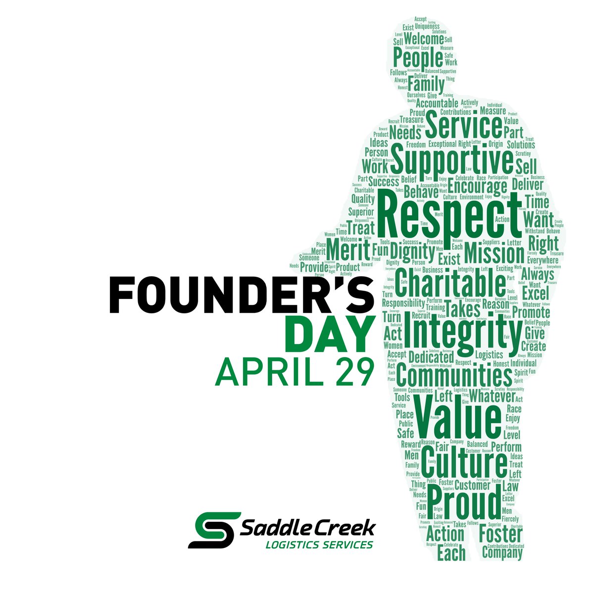 SaddleCreekLog's tweet photo. Happy Birthday to our founder - David Lyons 🎉 #SCfoundersday #SClogistics https://t.co/0Z8jzRztv9