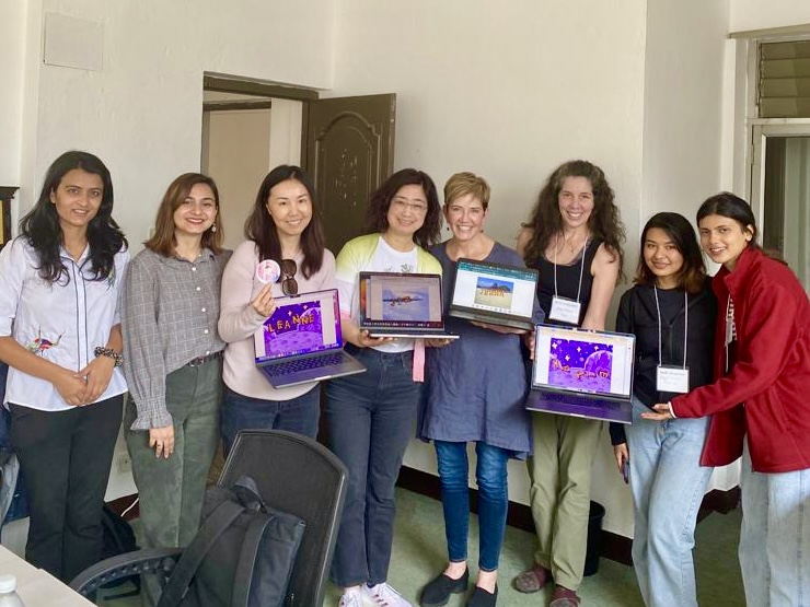 Impact Challenge Day 2: site visits! Today our Nepali partners graciously welcomed us into their headquarters in order to show us a deeper look into their daily workflow. What a special opportunity for our partners to step into each other’s shoes! #d4dnepal #Tech2Empower