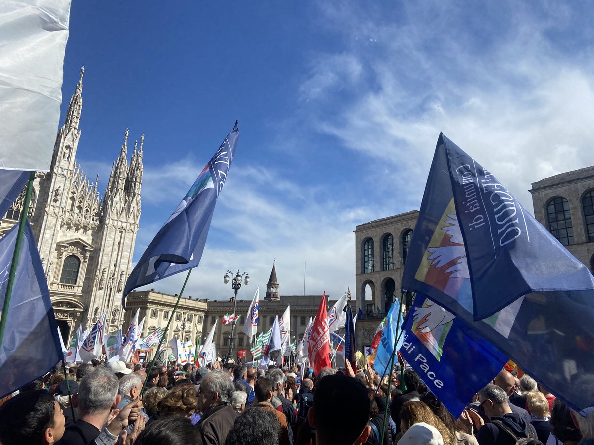 #Mariapia #Garavaglia presidente dell’Associazione Nazionale Partigiani Cristiani #25aprile ‘Siamo qui perché abbiamo scelto la #libertà contro i vili #fascisti, ora e sempre #Resistenza è un impegno oggi’ <a href="/CEI_news/">CEInews</a> <a href="/chiesadimilano/">ChiesadiMilano</a> <a href="/Anpinazionale/">A.N.P.I. Nazionale</a> <a href="/santegidionews/">Comunità di Sant'Egidio</a> <a href="/Acli_nazionali/">Acli Nazionali</a>