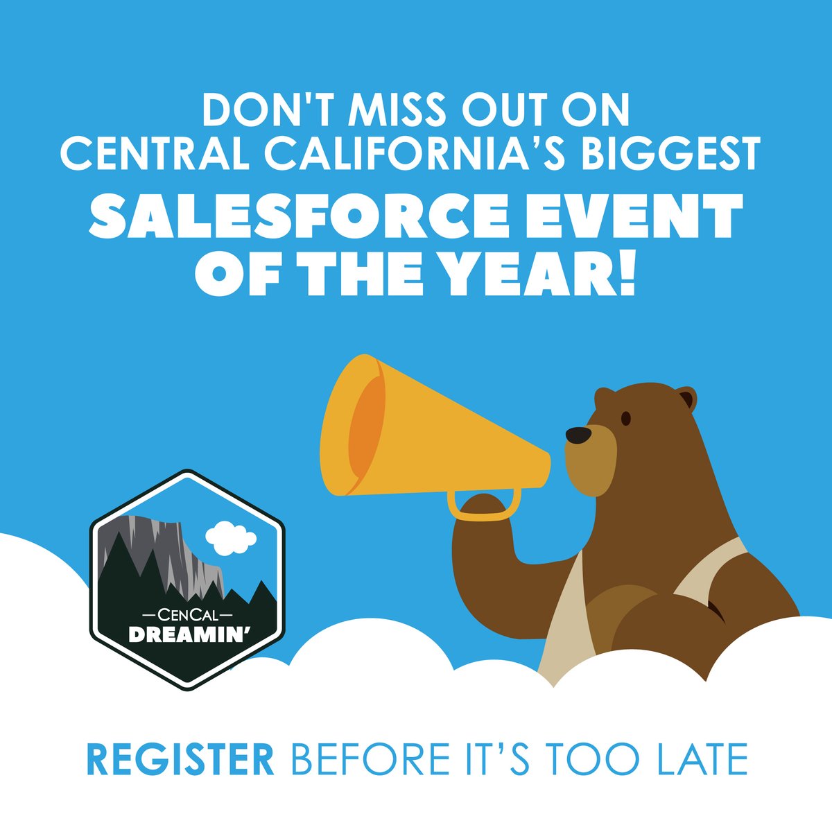 Join us May 11th for #CenCalDreamin' at @BitwiseInd in downtown Fresno! 🎉 Connect with Central California’s #Salesforce Community, learn how to optimize your Salesforce practice, and get the latest download on what’s new. Register here! ➡️ bit.ly/43bRS4r