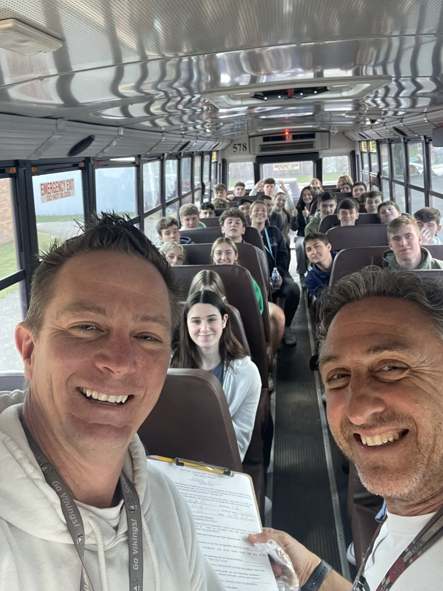 Who says bus drill day can’t be fun <a href="/SeafordHSPride/">Seaford High School</a> <a href="/SeafordWittAD/">Kevin Witt</a> #lifetimememories #canyoufindthebusdriver