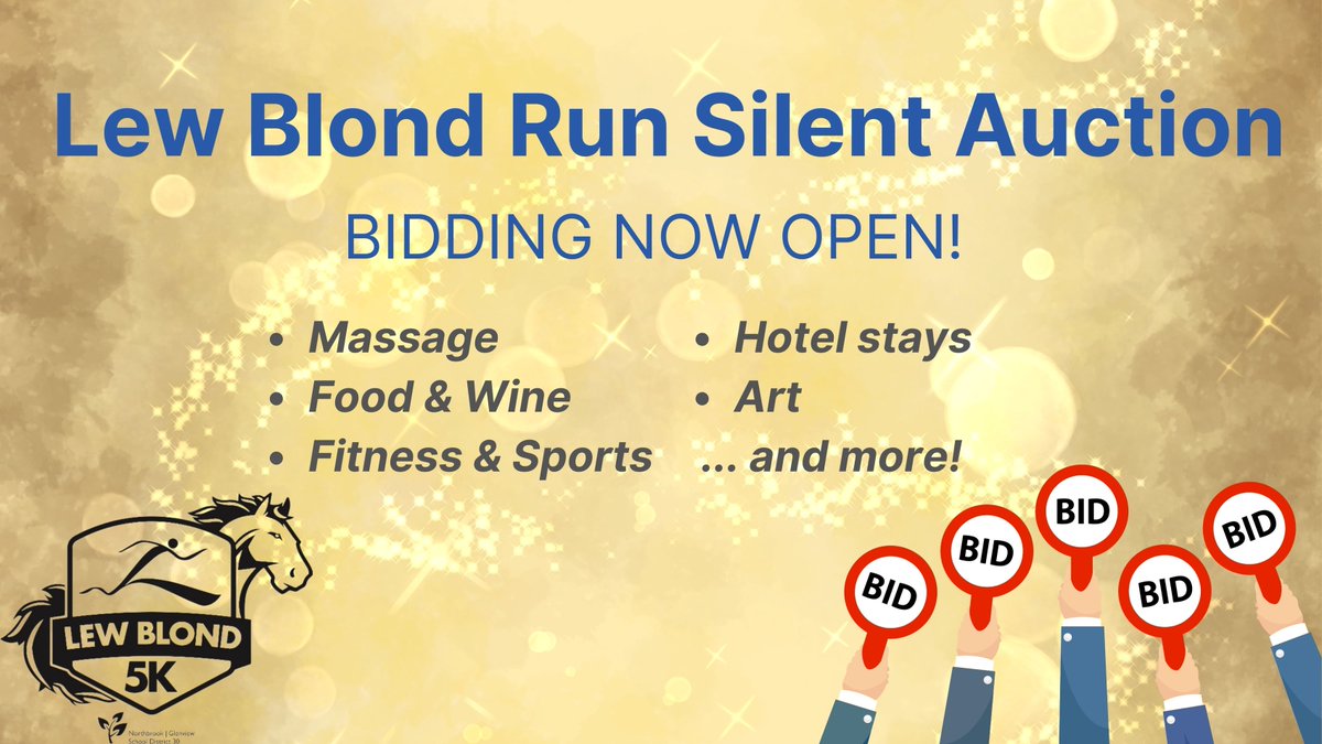 Have you placed your bids yet? ⭐️Bidding is OPEN at info.district30.org/LBRauction for the Lew Blond Run silent auction, featuring massage packages &amp; hotel stays (great for post-race!), sports packages, wine tastings and more!⭐️Proceeds benefit <a href="/LesTurnerALS/">Les Turner ALS Foundation</a> #d30learns #lewblondrun #als