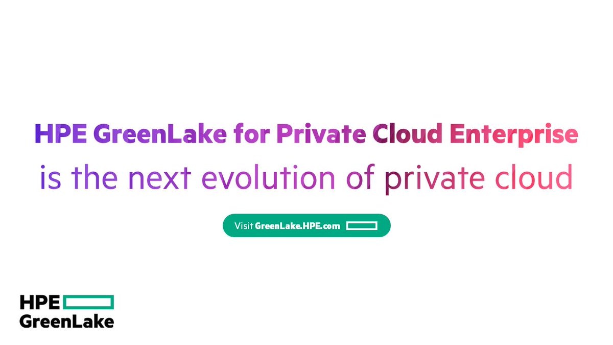 geladanetworks's tweet photo. Get the #cloud experience in your edges, colocations and data centers – without the cost, risk and effort of refactoring data. Check out this infographic for an overview of #HPEGreenLake for #PrivateCloud Enterprise: https://t.co/y8iHODKfby https://t.co/XFchlx6lL6