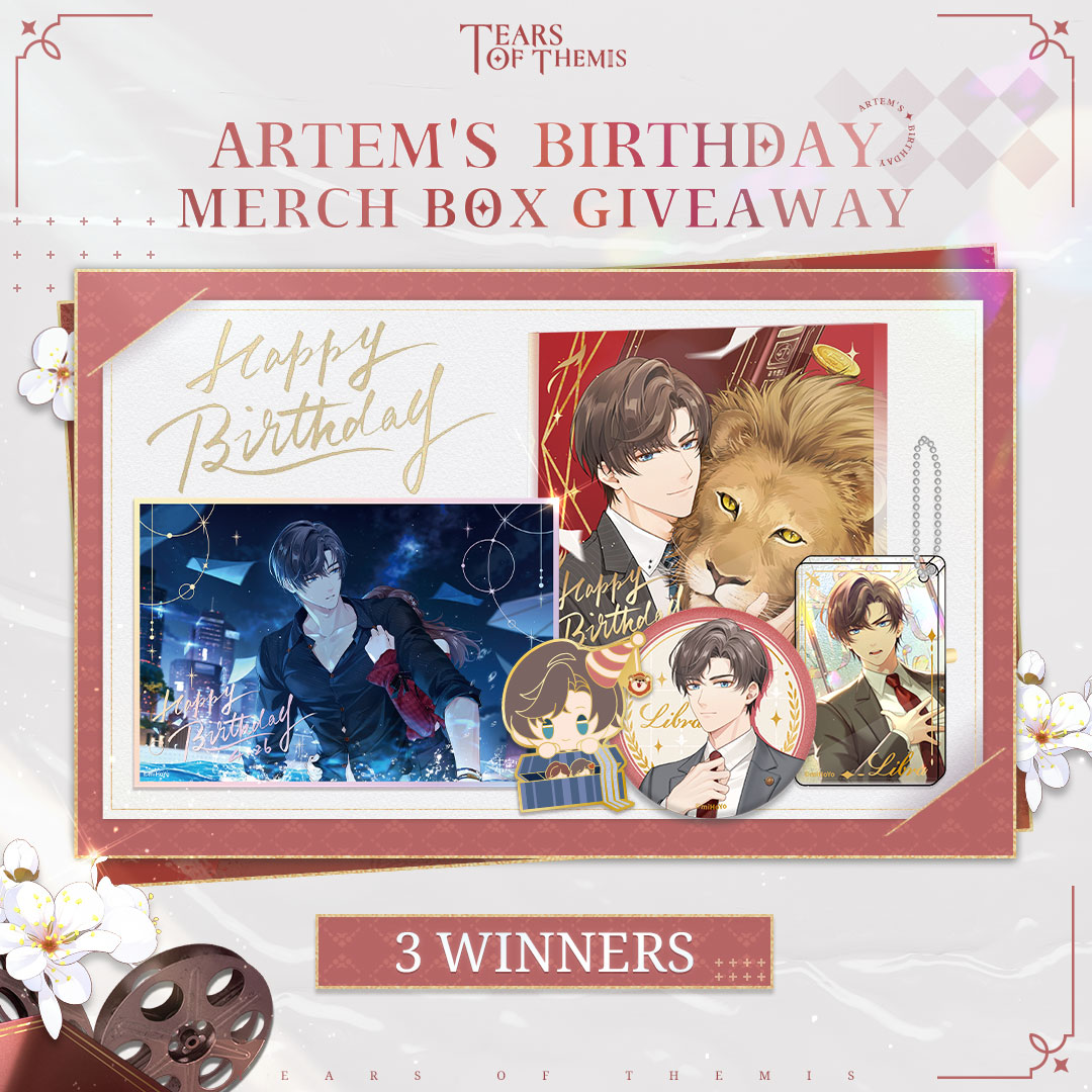 🎂Happy Birthday, Artem!

Trying candied fruit, dancing in a bar, making hand prints, spending time in a park...
After fulfilling his wishes, how would you like to celebrate his birthday?

💖Like this tweet &amp; RT for a chance to win Artem's Merch Pack on Apr.28!

#TearsOfThemis