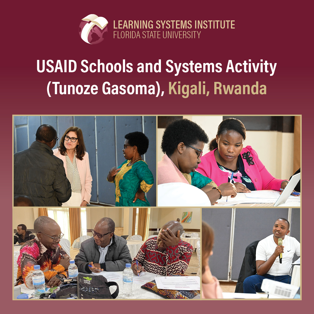 lsifsu's tweet photo. The Teaching Practice Advisory Group presented practicum materials they developed to officials from the Ministry of Education, the Rwanda Education Board, and principals, Deputy Head Teachers in Charge of Studies, and Teaching Practice Coordinators

#InnovatingLearning https://t.co/hw8uzlkbmY