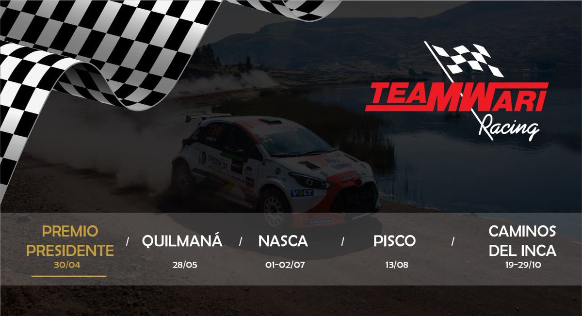 teamwari's tweet image. Nuestro calendario de competencias para este 2023

#Pecsa |  #WariService | #TransportesPalomino | #TeamWari
