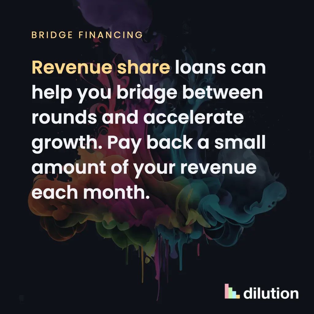 For early stage post revenue startups, revenue share loans can be a way great financial instrument to pro-long the runway or extend the growth budget. 
#growth #startup #revenueshareloans #startupfunding #runwayextension #growthbudget
#postrevenue #earlystage #fundingstrategy