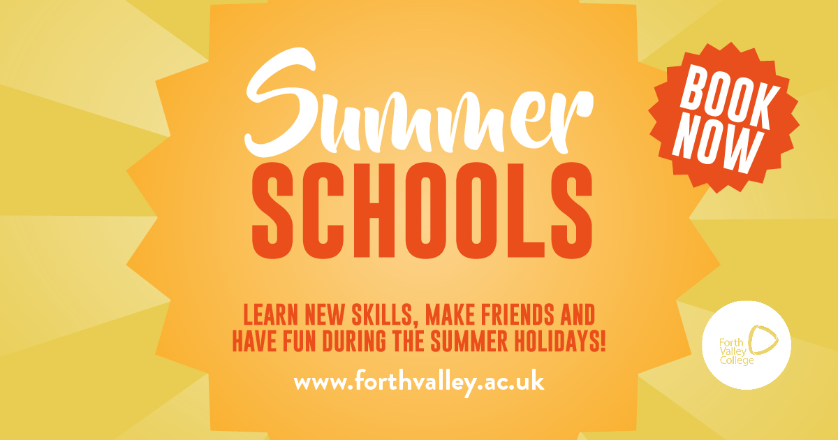 Forth Valley College on Twitter "Our Summer school courses allow