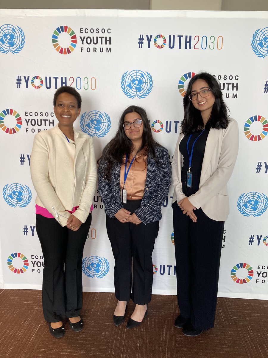 At the first day of the ECOSOC Youth Forum with the @BahaiBIC’s delegates! 

#Youth2030 #YouthLead #SDGs #2030Agenda