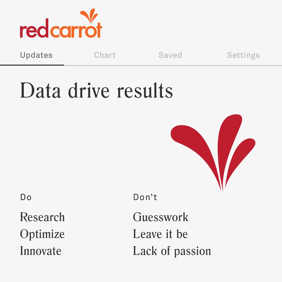 If the stars say it, it must be true … or at least when it comes to the results out clients see using our #DataDriven approach! 
Check out our website to learn more! theredcarrot.com/we-tell-great-… 
#RedCarrotInc