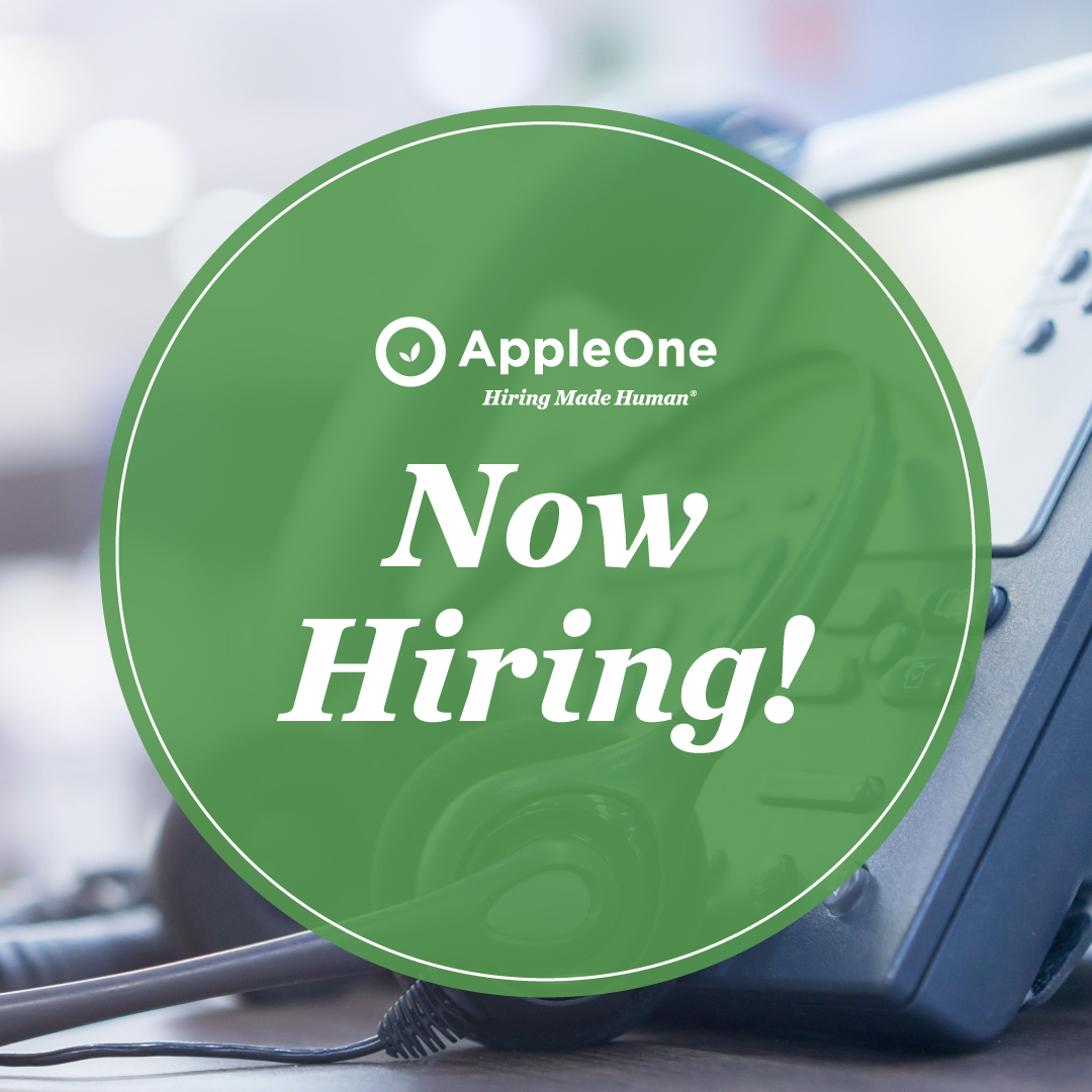 Now hiring for jobs in your area! Find the latest listings at appleone.com/Career_Seekers/