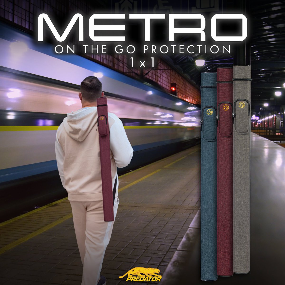 PredatorCues's tweet image. All New Metro 1x1 cases are made with durable nylon canvas &amp;amp; a hard backing for extra protection without being bulky. It's sensible, stylish, &amp;amp; most importantly - keeps your cue secure. Accelerate to Victory: predatorcues.me/41FAN16 #CueCase #PoolCueStorage #PredatorCues