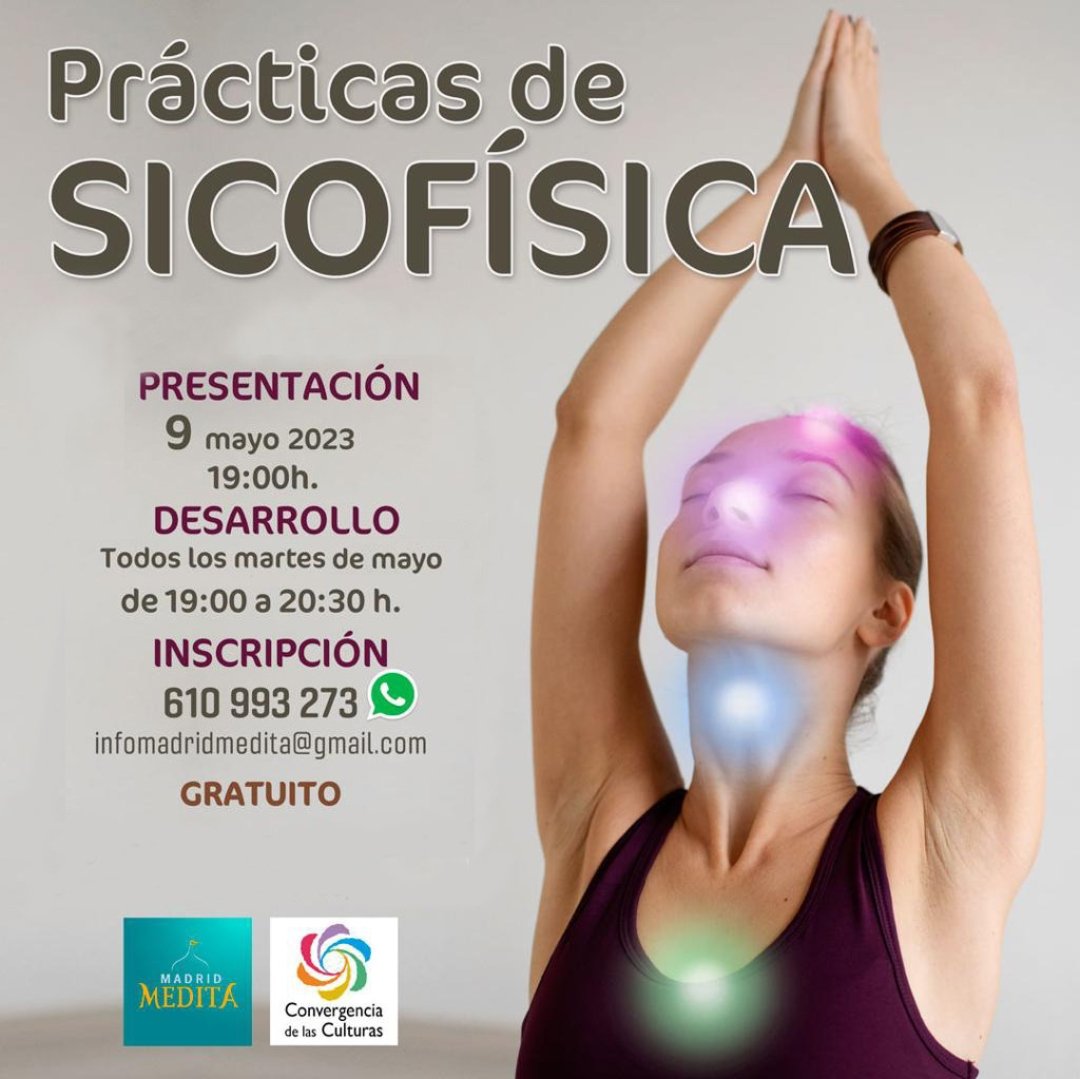 Estamos muy contentos de anunciar nuestra próxima actividad!! 👇👇 Lugar La Polifacética, en Madrid.

#meditacion
#desarrollopersonal 
#noviolencia