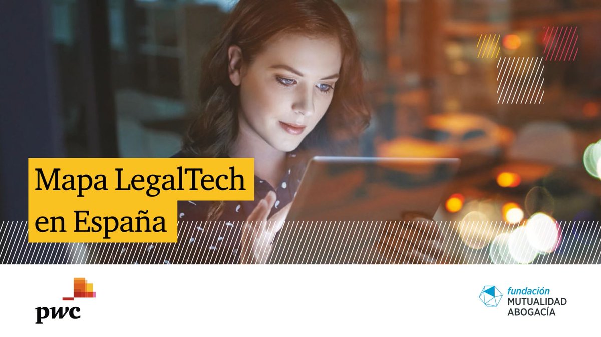 🔴 En 15 minutos comienza la presentación del estudio 'Mapa #legaltech en España' elabora junto a Fundación <a href="/PwC_Spain/">PwC España</a> en el que participarán <a href="/blancanvs100/">Blanca Narváez</a> , DG @MdAFundacion ,  <a href="/pablofb/">Pablo F. Burgueño 🇪🇺</a> senior manager de NewLaw en PwC Tax &amp; Legal, y <a href="/Merypuig/">Maria Carrasco Puig de la Bellacasa</a> , dir. Marketing en @MutuaAbogacia .