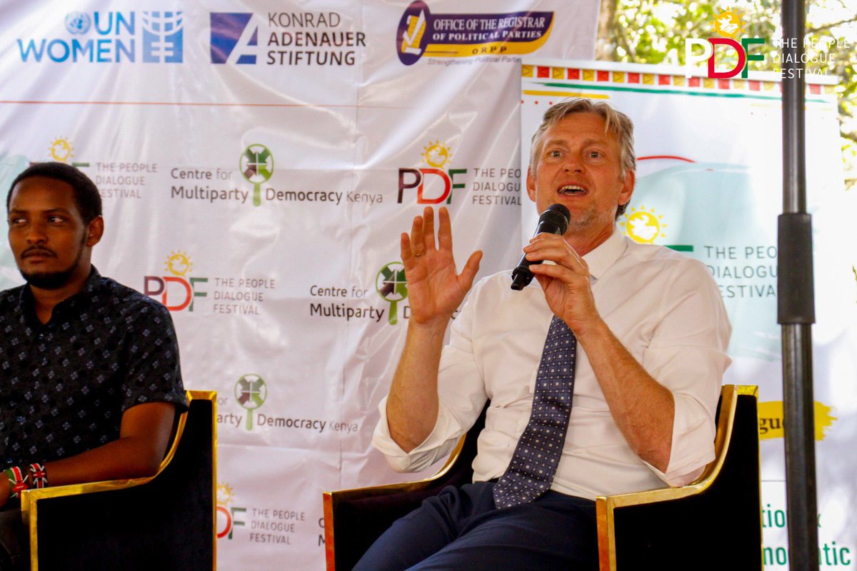 thePDFestival's tweet photo. H.E. Ole Thonke, the ambassador of the Kingdom of Denmark to Kenya, has been a key player in ensuring the success of the People Dialogue Festivals. 

#HumansOfPDF
#formnidialogue
#pdfinachacha https://t.co/ao5zYDPAvx