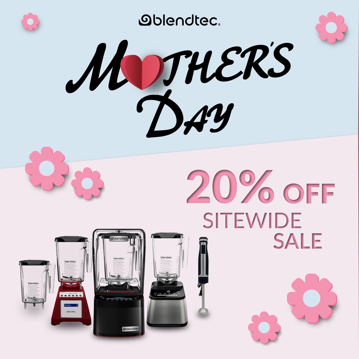 Our Mother's Day Sale starts today! 🌸

Save 20% on EVERYTHING until May 14th. Yes, everything! 

Shop here: ow.ly/amJ750NRxve

*No other offers or discount codes available during the sitewide sale