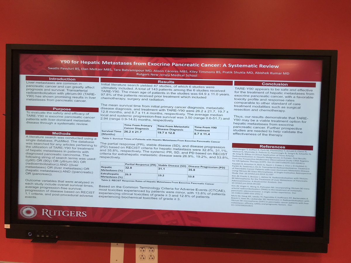 RutgersIR's tweet photo. Fantastic job by @Rutgers_NJMS medical students at the First Annual Research Symposium! #futureirads @SIRRFS https://t.co/xLQIXaiUDc