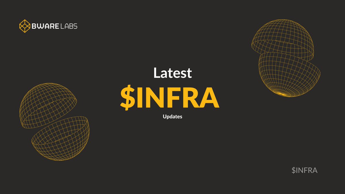 AlchemyVLDT's tweet photo. 🗣️ MAJOR UPDATE: GM Gang! We’ve got some new information on the release of the long-awaited $INFRA token!

🦾 From vesting schedule to valuation, follow this thread for some fresh news on our fuel for decentralized infrastructure.

👇 https://t.co/a7xRS2WX8K
